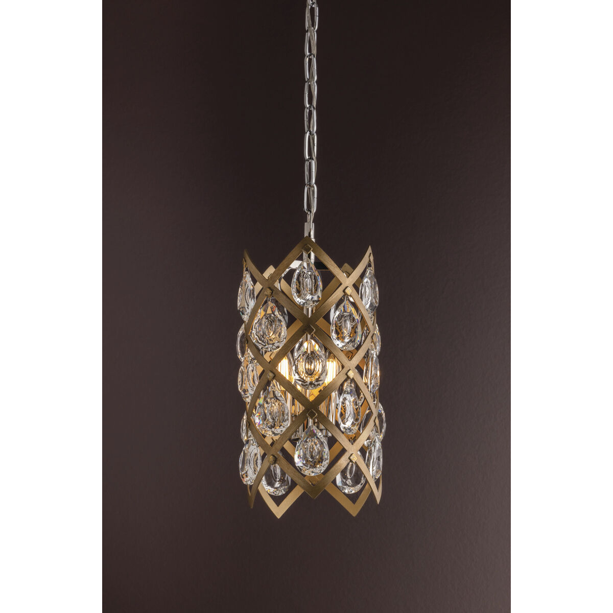 Tiara 3 Light 8.5 inch Vienna Bronze Pendant Ceiling Light